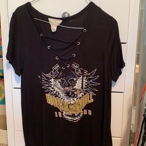 Boutique Rock N Roll v neck